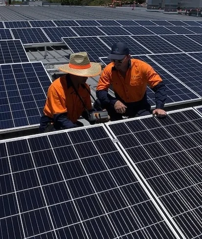 solar panel installation