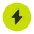 Flash circle icon