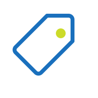Icon value tag