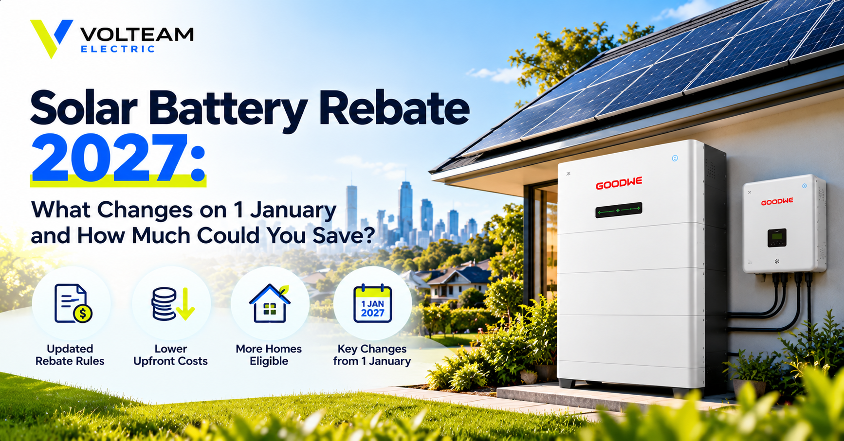 Solar Battery Rebate 2027: January Changes Explained